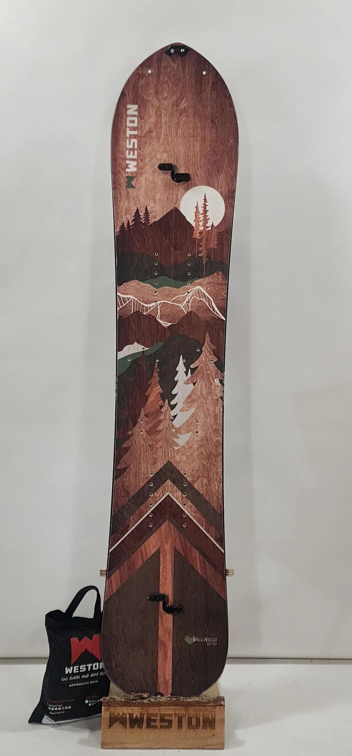 #285 25/26 Backwoods Splitboard 167w w/skin #5 Demo Good Condition - Image 2
