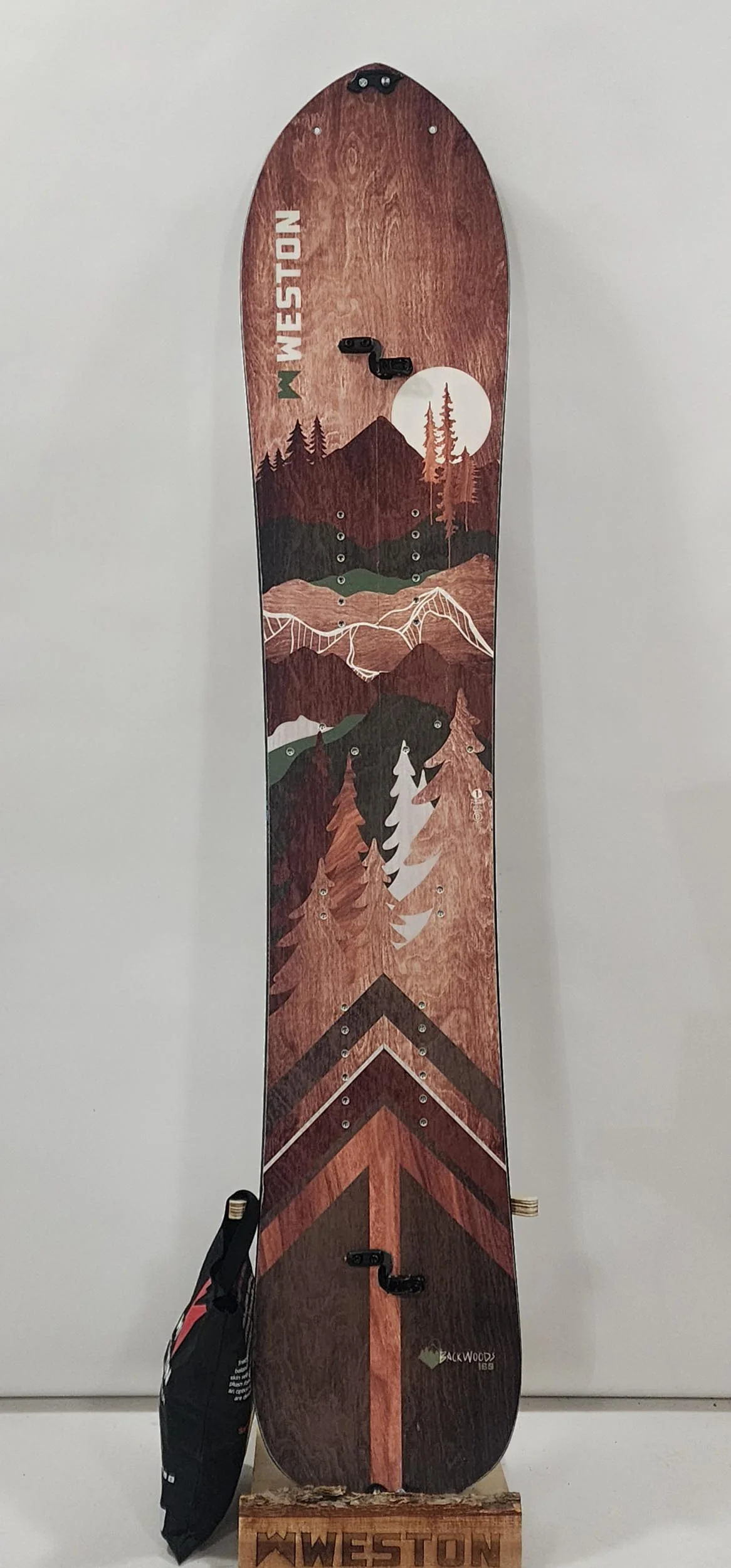 #288 25/26 Backwoods Splitboard 160 w/skin #3 Demo Poor Condition - Image 2