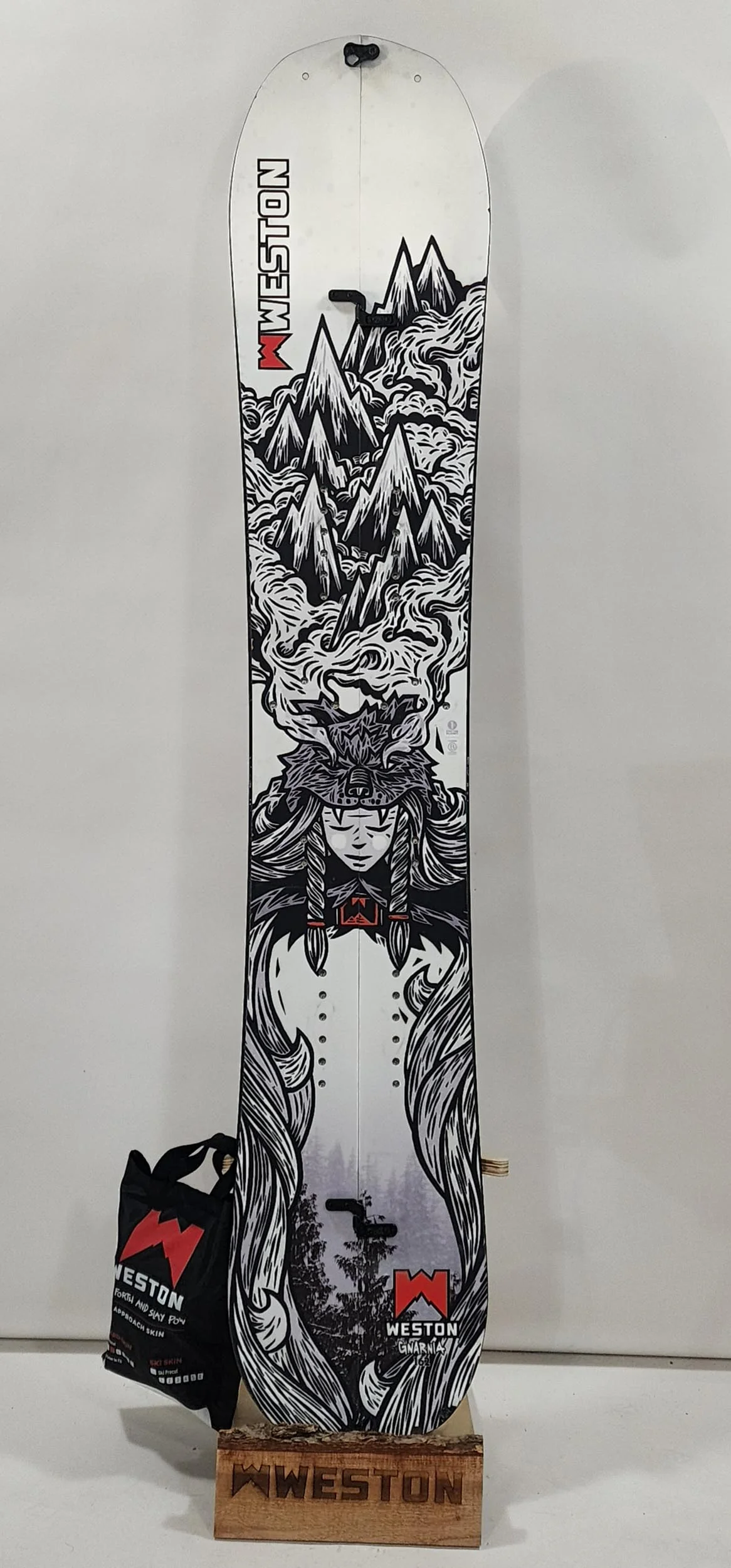 #292 25/26 Gnarnia Carbon Splitboard 162 w/Skin #4 Demo Good Condition - Image 2