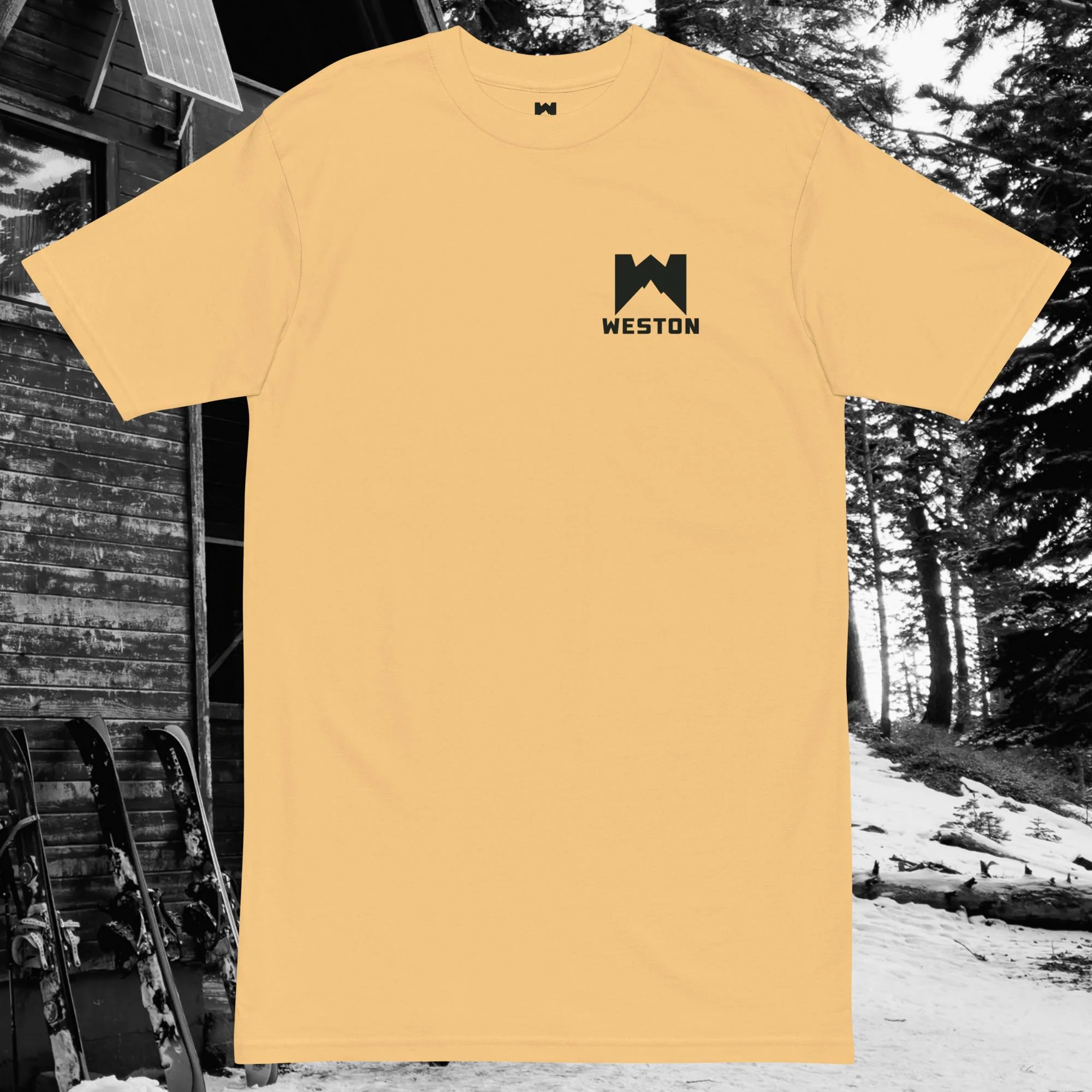 Hut Vibes - Heavyweight Cotton Tee - Image 3