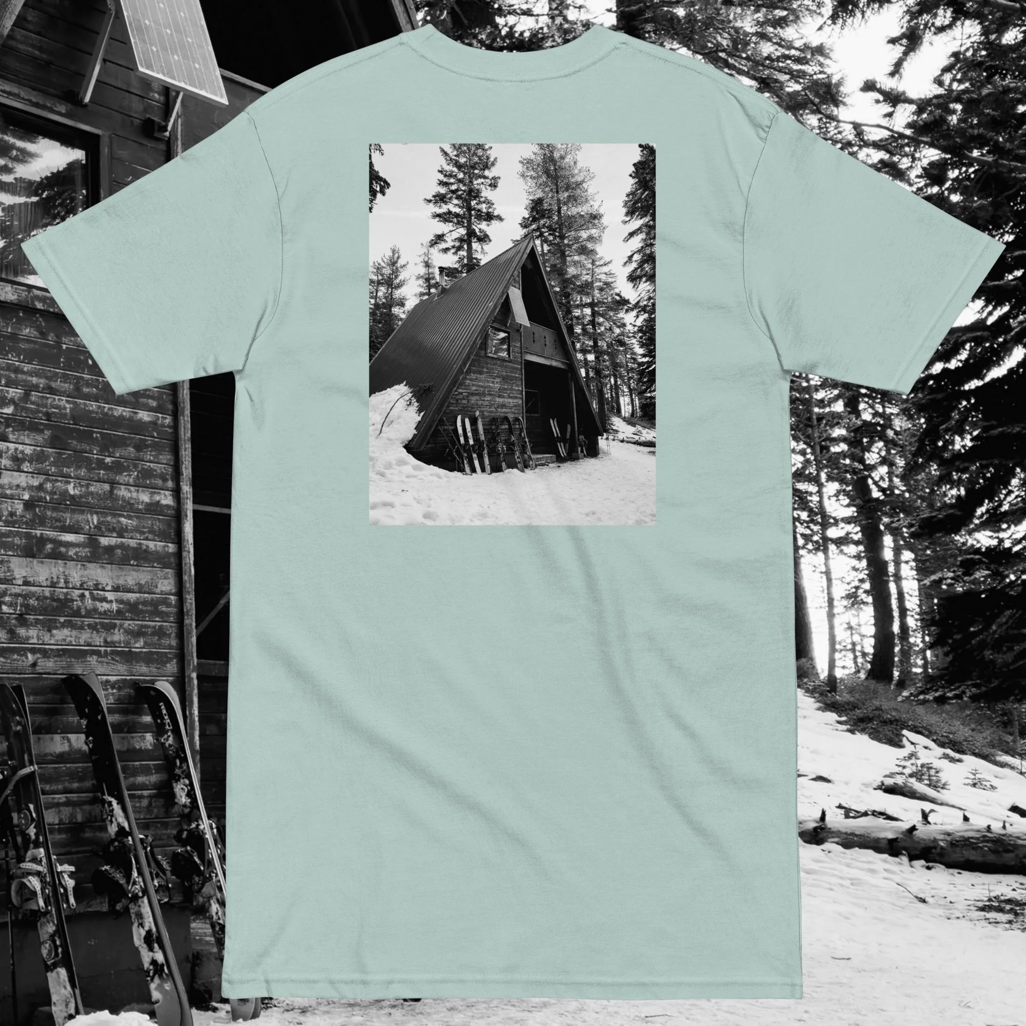 Hut Vibes - Heavyweight Cotton Tee - Image 5