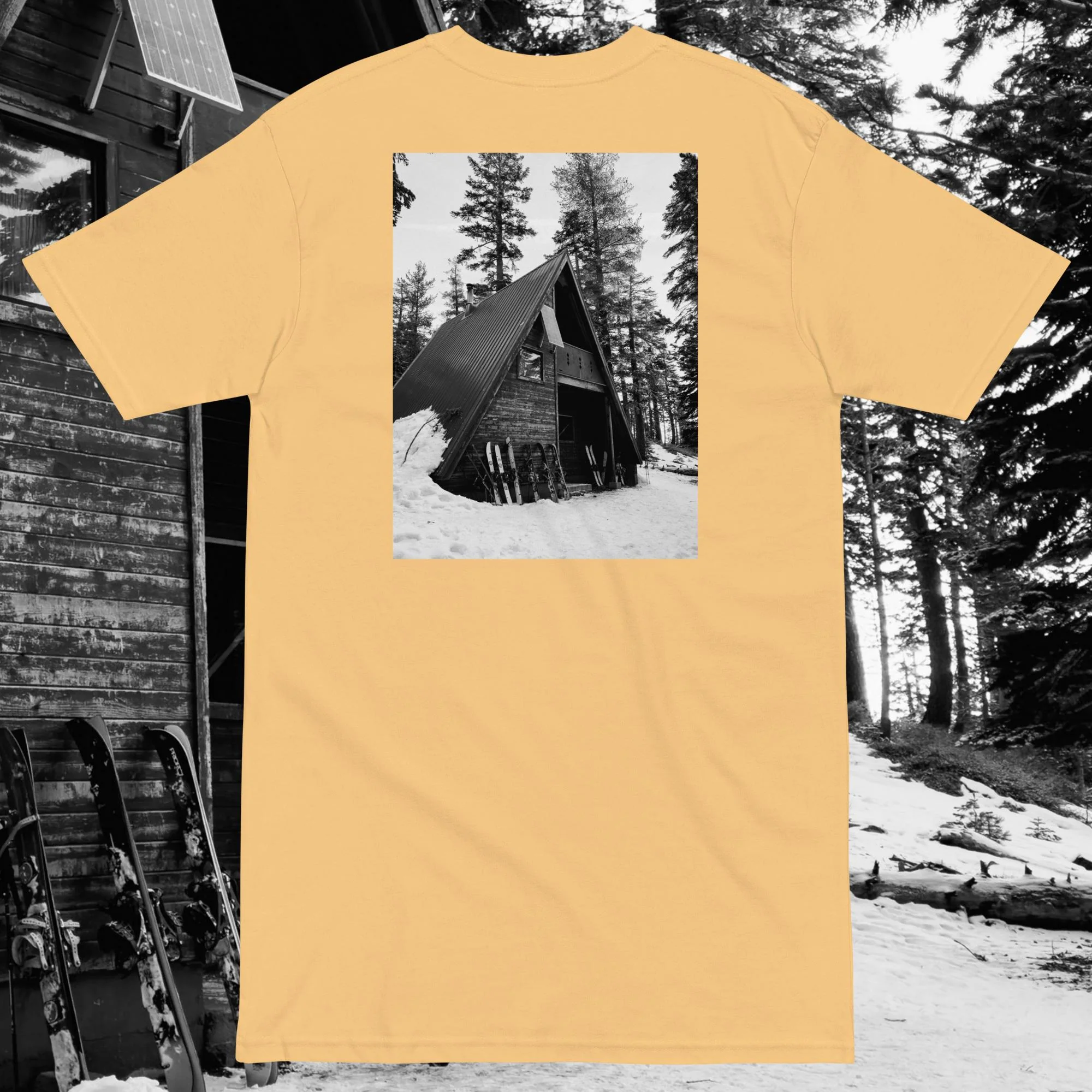 Hut Vibes - Heavyweight Cotton Tee - Image 6